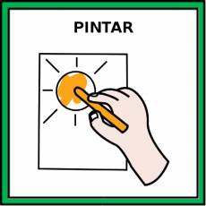 PINTAR (PINTURAS) - Pictograma (color)
