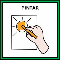 PINTAR (PINTURAS) - Pictograma (color)