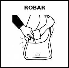 ROBAR - Pictograma (blanco y negro)