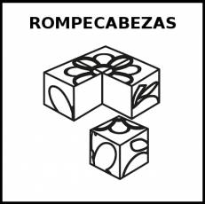 ROMPECABEZAS - Pictograma (blanco y negro)