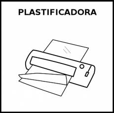 PLASTIFICADORA - Pictograma (blanco y negro)