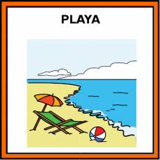 PLAYA - Pictograma (color)