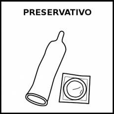 PRESERVATIVO - Pictograma (blanco y negro)