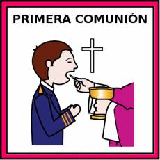 PRIMERA COMUNIÓN - Pictograma (color)