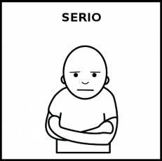 SERIO - Pictograma (blanco y negro)