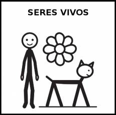 SERES VIVOS - Pictograma (blanco y negro)