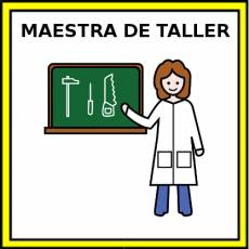 MAESTRA DE TALLER - Pictograma (color)