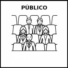 PÚBLICO - Pictograma (blanco y negro)