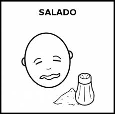 SALADO - Pictograma (blanco y negro)