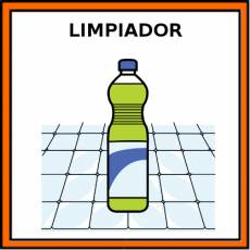 LIMPIADOR (PRODUCTO) - Pictograma (color)