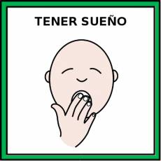 TENER SUEÑO - Pictograma (color)