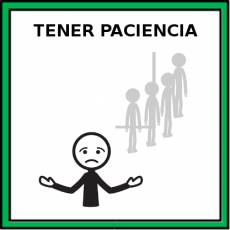 TENER PACIENCIA - Pictograma (color)