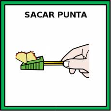 SACAR PUNTA - Pictograma (color)