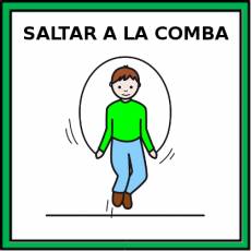 SALTAR A LA COMBA - Pictograma (color)