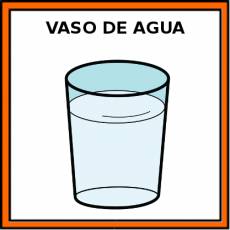 VASO DE AGUA - Pictograma (color)