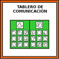 TABLERO DE COMUNICACIÓN - Pictograma (color)