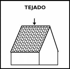 TEJADO - Pictograma (blanco y negro)