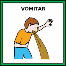 VOMITAR - Pictograma (color)