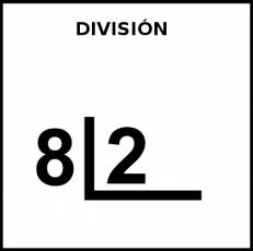 DIVISIÓN - Pictograma (blanco y negro)