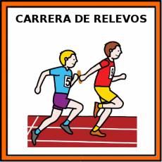 CARRERA DE RELEVOS - Pictograma (color)