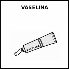 VASELINA - Pictograma (blanco y negro)