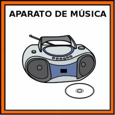 APARATO DE MÚSICA - Pictograma (color)