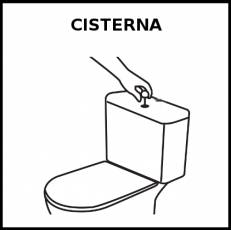 CISTERNA - Pictograma (blanco y negro)