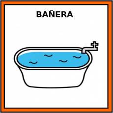 BAÑERA - Pictograma (color)