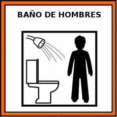 BAÑO DE HOMBRES - Pictograma (color)