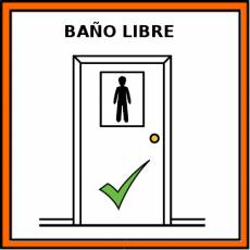 BAÑO LIBRE - Pictograma (color)
