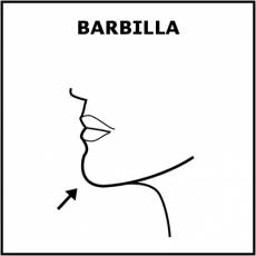 BARBILLA - Pictograma (blanco y negro)