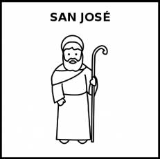 SAN JOSÉ - Pictograma (blanco y negro)