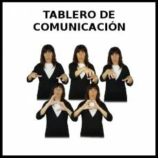TABLERO DE COMUNICACIÓN - Signo