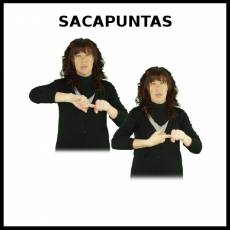 SACAPUNTAS - Signo