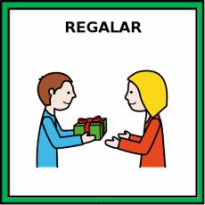 REGALAR - Pictograma (color)