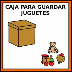 CAJA PARA GUARDAR JUGUETES - Pictograma (color)