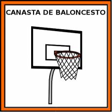 CANASTA DE BALONCESTO - Pictograma (color)