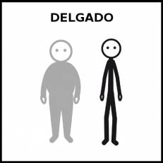 DELGADO - Pictograma (blanco y negro)