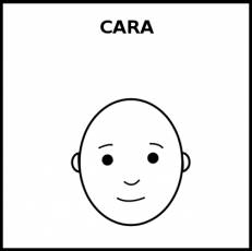 CARA - Pictograma (blanco y negro)