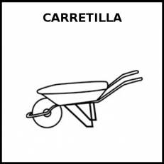 CARRETILLA - Pictograma (blanco y negro)