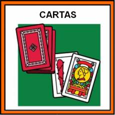 CARTAS (JUEGO) - Pictograma (color)