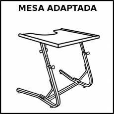 MESA ADAPTADA - Pictograma (blanco y negro)