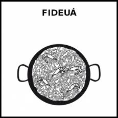 FIDEUÁ - Pictograma (blanco y negro)
