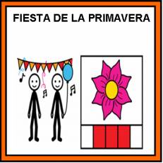 FIESTA DE LA PRIMAVERA - Pictograma (color)