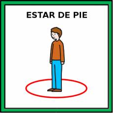 ESTAR DE PIE - Pictograma (color)