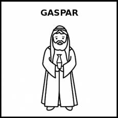 GASPAR - Pictograma (blanco y negro)