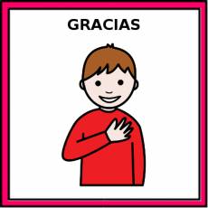 GRACIAS - Pictograma (color)