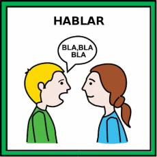 HABLAR - Pictograma (color)