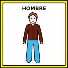 HOMBRE - Pictograma (color)