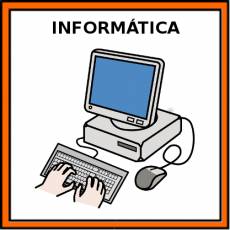 INFORMÁTICA (ORDENADOR DE SOBREMESA) - Pictograma (color)